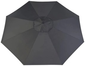 ROJAPLAST Slnečník štandard, 4 m, sivý