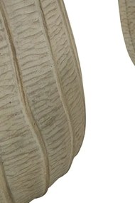 Sada 3 ks kvetináčov Flake krémová