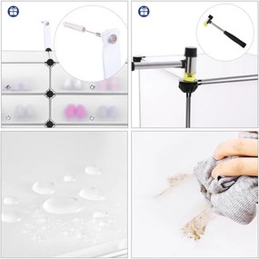 Uzatvárateľný botník priesvitný LPC10W