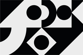 Obraz - Geometrická abstrakcia N⁰1 (90x60 cm)