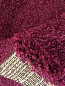 Medipa (Merinos), Kusový Koberec Shaggy Plus Purple 957, 160x230, fialová, obývacia izba