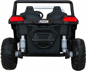 Ramiz Buggy ATV Racing pre 2 deti Biela + pohon 4x4 + diaľkové ovládanie + pomalý štart + MP3 LED