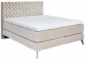 Boxspring posteľ oliver 180 x 200 béžová MUZZA