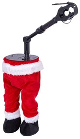 X-MAS Ozdoba nohy v strome Santa 35 cm