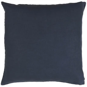 Ib Laursen Ľanový poťah na vankúš Indigo 50 × 50 cm