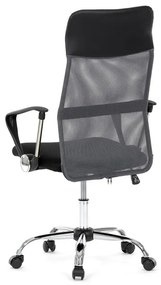 Autronic BONTEC Kancelárska stolička, hojdací mechanizmus, šedá sieťovina, KA-E305 GREY Farba: Šedá