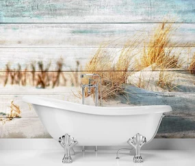 Gario Fototapeta Plážové duny na dreve Materiál: Vliesová, Rozmery: 350 x 245 cm