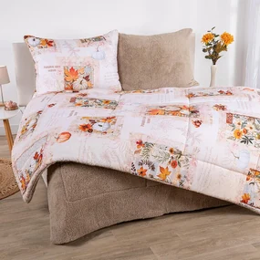 Prešívaná baránková súprava Dual Feel NICOLETA 3 ks