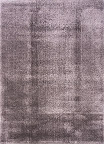 Koberec Microsofty 8301 Dark Lila – béžovo-hnedý shaggy obdĺžnik Rozmer: 80x150 cm
