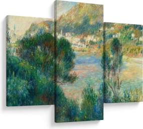 Obraz - Auguste Renoir, View of Monte Carlo from Cap Martin, reprodukcia (90x60 cm)