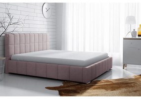 Čalúnená posteľ s úložným priestorom Mikael (160x200) (Rico 19). Vlastná spoľahlivá doprava až k Vám domov. 1058867