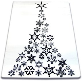 Koberec XMAS - F792 krém/čierny