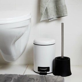 Wenko Pedálový odpadkový kôš Leman 3 l, biela, 3 l