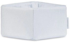 Mušelínový úložný košík modrá