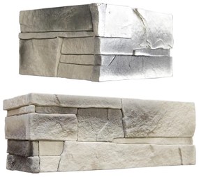 Betónový Obkladový Kameň Gobi 1 gray Rohový