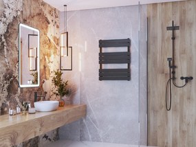 Gamma Erga Classic, vykurovacie teleso 800x600 mm, 508W, čierna matná, ERG-LAV-CLAS-120450-BK