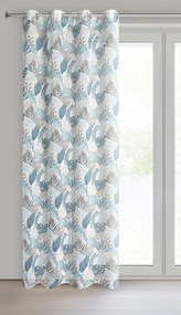 ZÁVES NA KRÚŽKOCH AMELA 140X250 CM LISTY