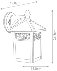 Elstead GZH-WC2 - Vonkajšie nástenné svietidlo WINCHCOMBE 1xE27/60W/230V IP44