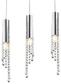 LED Luster na lanku DUERO 3xLED/3W/230V