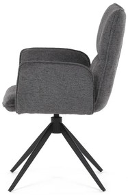 Autronic BONTEC Jedálenská stolička, sivá, látka, DCH-D1328 GREY2 Farba: Šedá