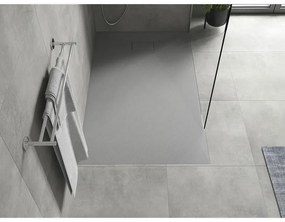 Mexen Hugo, SMC obdĺžniková sprchová vanička 160 x 70 cm, šedá, 42617016