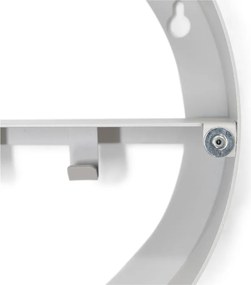 Taupe kovová závesná/so zrkadlom kúpeľňová skrinka 35x35 cm Sonnet – Spinder Design