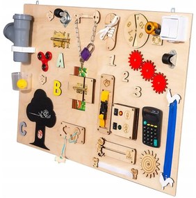 Interaktívna detská tabuľa - 75x50 cm - prírodná - typ 3