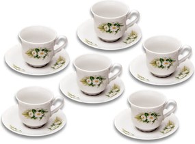 Thun kávová súprava 6ks šálok Constance IV 12-dielná
