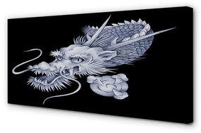 Obraz canvas japonský drak 120x60 cm