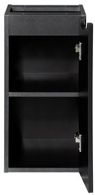 Závěsná koupelnová skříňka Nova Black D2 81-30-1D černý