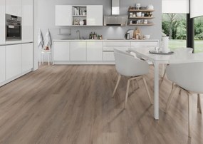 Oneflor, Vinylová podlaha lepená ECO 55 065 Cerused Oak Dark Natural, 1219,2 x 184,1 mm