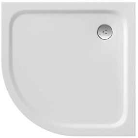 Ravak XA244401010 - štvrťkruhová sprchová vanička ELIPSO 80x80 cm biela