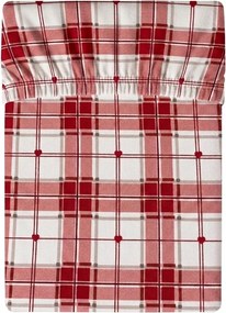 Napínacia obliečka z mikrovlákna TARTAN HEART farebné 180x200 cm