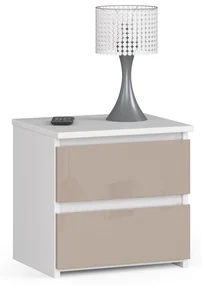 Nočný stolík Cleania CL2 (cappuccino lesk). Vlastná spoľahlivá doprava až k Vám domov. 1069903
