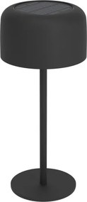 Eglo 901889 - LED solárna stolná lampa ROCCANOVA LED/2,8W/3,7V IP44 čierna