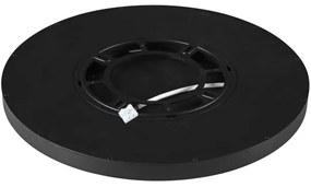 Top Light - LED Stropné svietidlo REVIT LED/24W/230V pr. 30 cm čierna