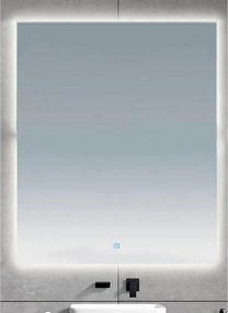 BRILAGI - LED Kúpeľňové zrkadlo LUCE LED/28W/230V 60x80 cm IP44 stmievateľné + CCT