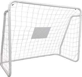 TRENDIE Zostava 2 futbalových bránok 124x96 cm