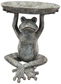 Exner GmbH Napájadlo pre vtáky Frog2, 29,5x23 cm, magnézium, sivá
