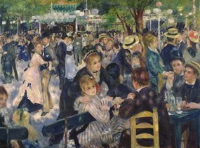 Pierre Auguste Renoir - Umelecká tlač Ball at the Moulin de la Galette, 1876, (40 x 30 cm)