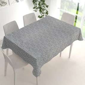 Biante Bavlnený obdĺžnikový obrus Sandra SA-258 Ornamenty na tmavo sivom 50x100 cm