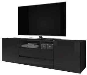 TV skrinka/stolík Boss  (čierna). Akcia -16%. Vlastná spoľahlivá doprava až k Vám domov. 1098620
