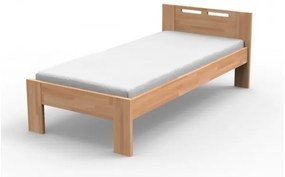 TEXPOL Jednolôžková posteľ z masívu NELA (200 x 90 cm, BUK prírodný) Veľkosť: 200 x 90 cm, Materiál: BUK prírodný