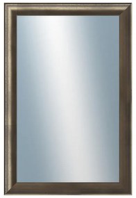 DANTIK - Zrkadlo v rámu, rozmer s rámom 40x60 cm z lišty Ferrosa grafit (3141)
