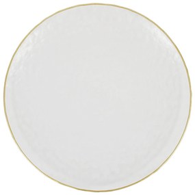 CÔTÉ TABLE Sklenený obedový tanier Dore 28 cm