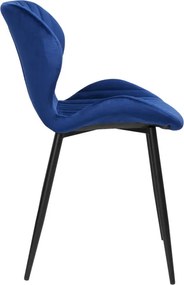 Jedálenská stolička DALLAS VELVET granátová