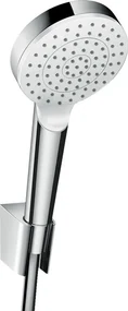 Hansgrohe Crometta, sprchový set 100 1jet s hadicou 1250 mm, biela/chrómová, HAN-26690400