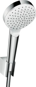 Hansgrohe Crometta, sprchový set 100 1jet s hadicou 1250 mm, biela/chrómová, HAN-26690400
