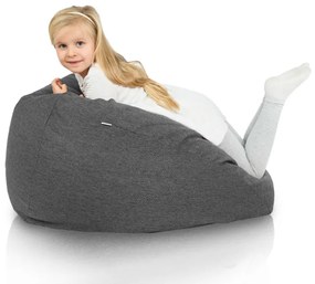 Sedací vak SAKO melanž čierny