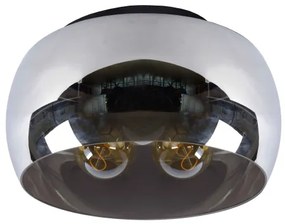 Lucide 45101/40/65 - Stropné svietidlo OLIVIA 3xE27/40W/230V pr. 40 cm čierna